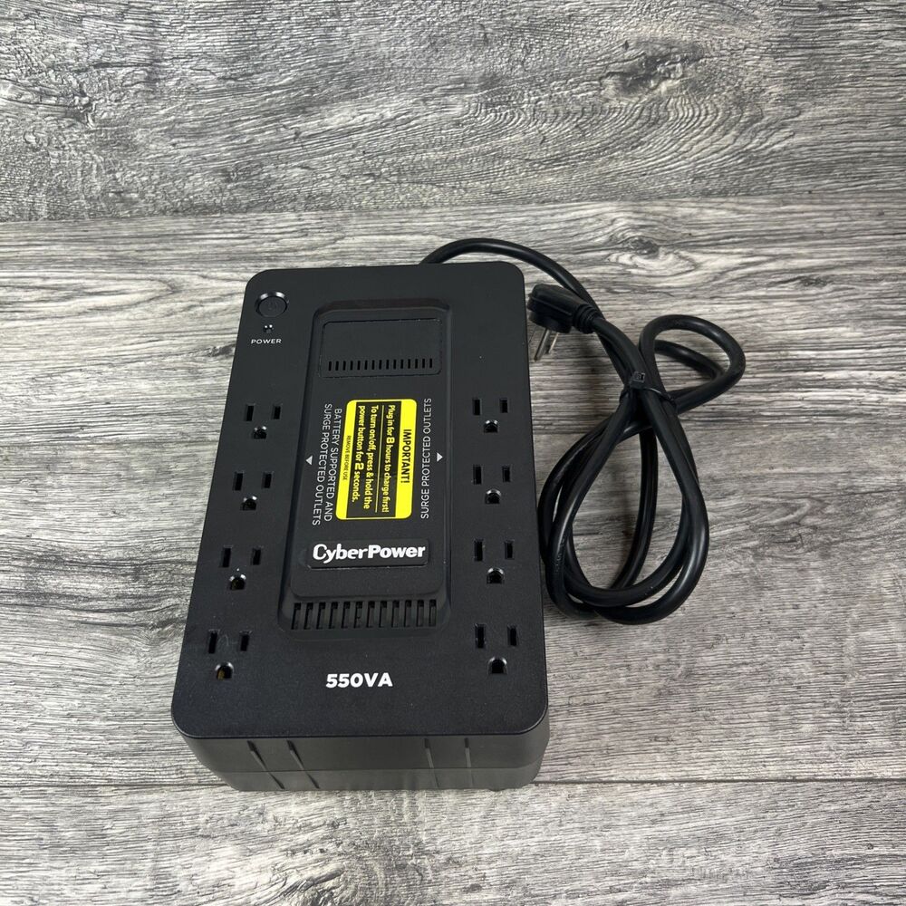 CyberPower SX550Ga 550VA Battery Backup & Surge Protector 8 Outlets